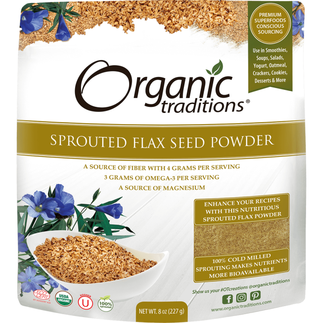 Organic Traditions - Sprouted Flax Seed Powder