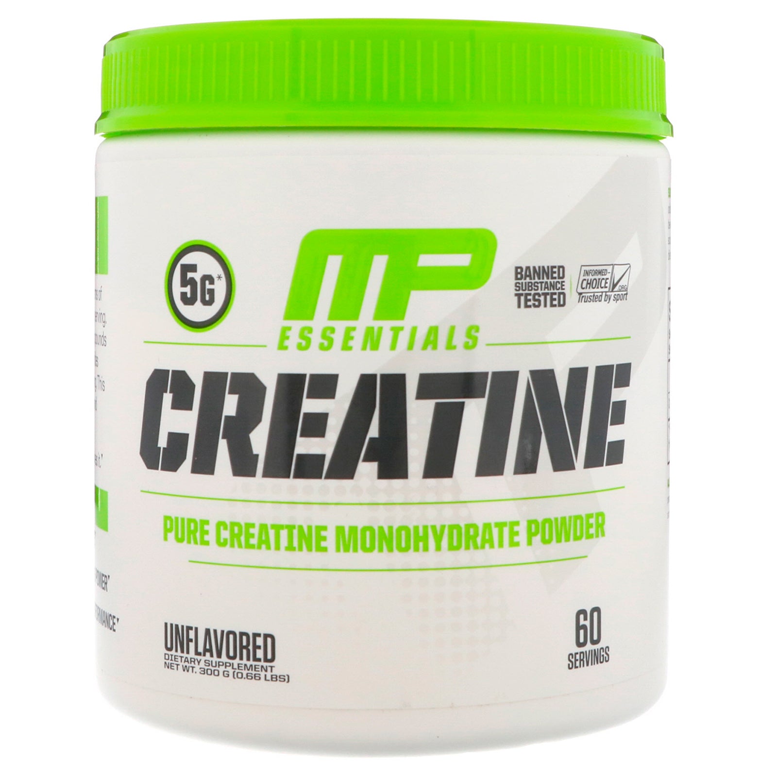 MusclePharm, Creatine, Unflavored (300 g)