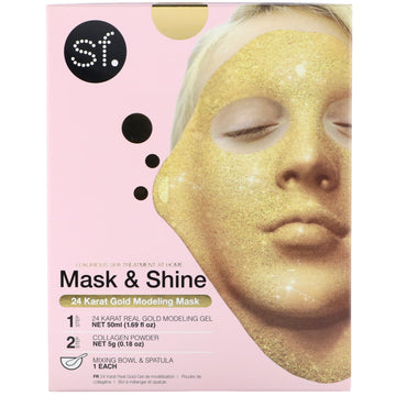 SFGlow, Mask & Shine, 24 Karat Gold Modeling Beauty Mask