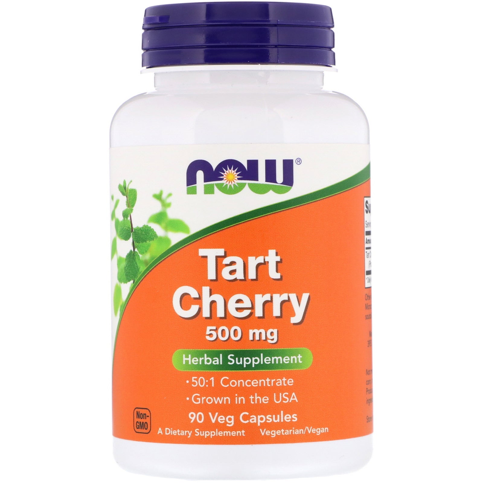 NOW Foods, Tart Cherry, 500 mg Veg Capsules