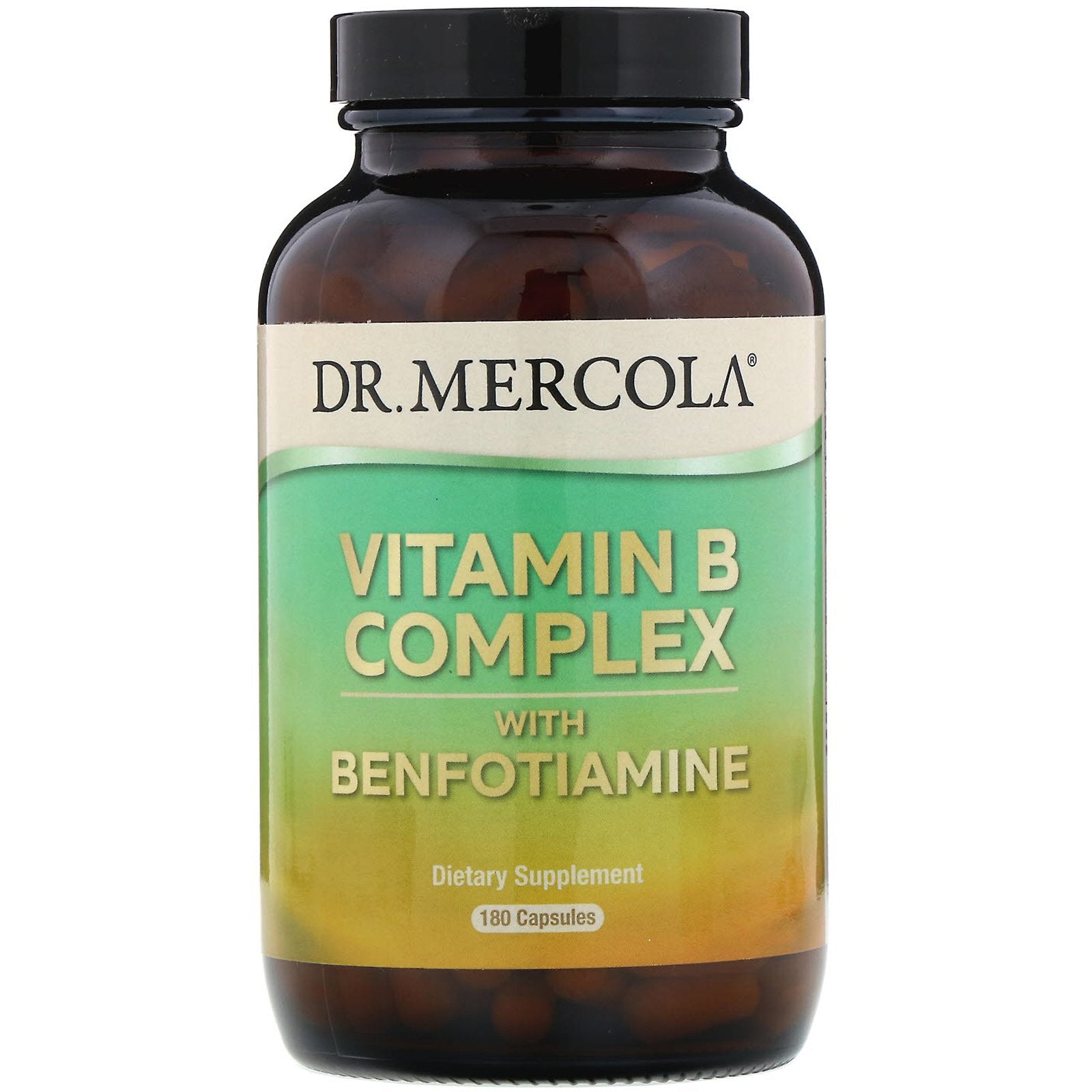 Dr. Mercola, Vitamin B Complex with Benfotiamine Capsules