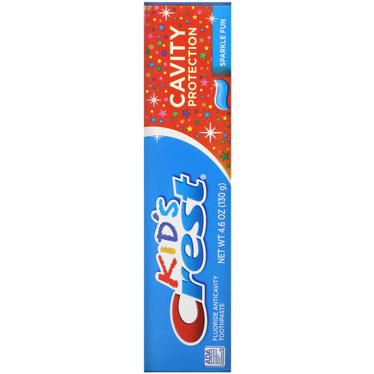 Crest, Kids, Fluoride Anticavity Toothpaste, Sparkle Fun (130 g)