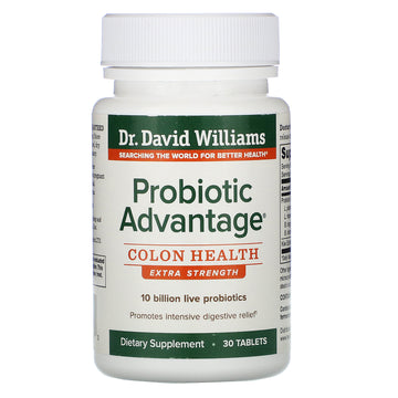 Williams Nutrition, Probiotic Advantage, Colon Health, Extra Strength Tablets