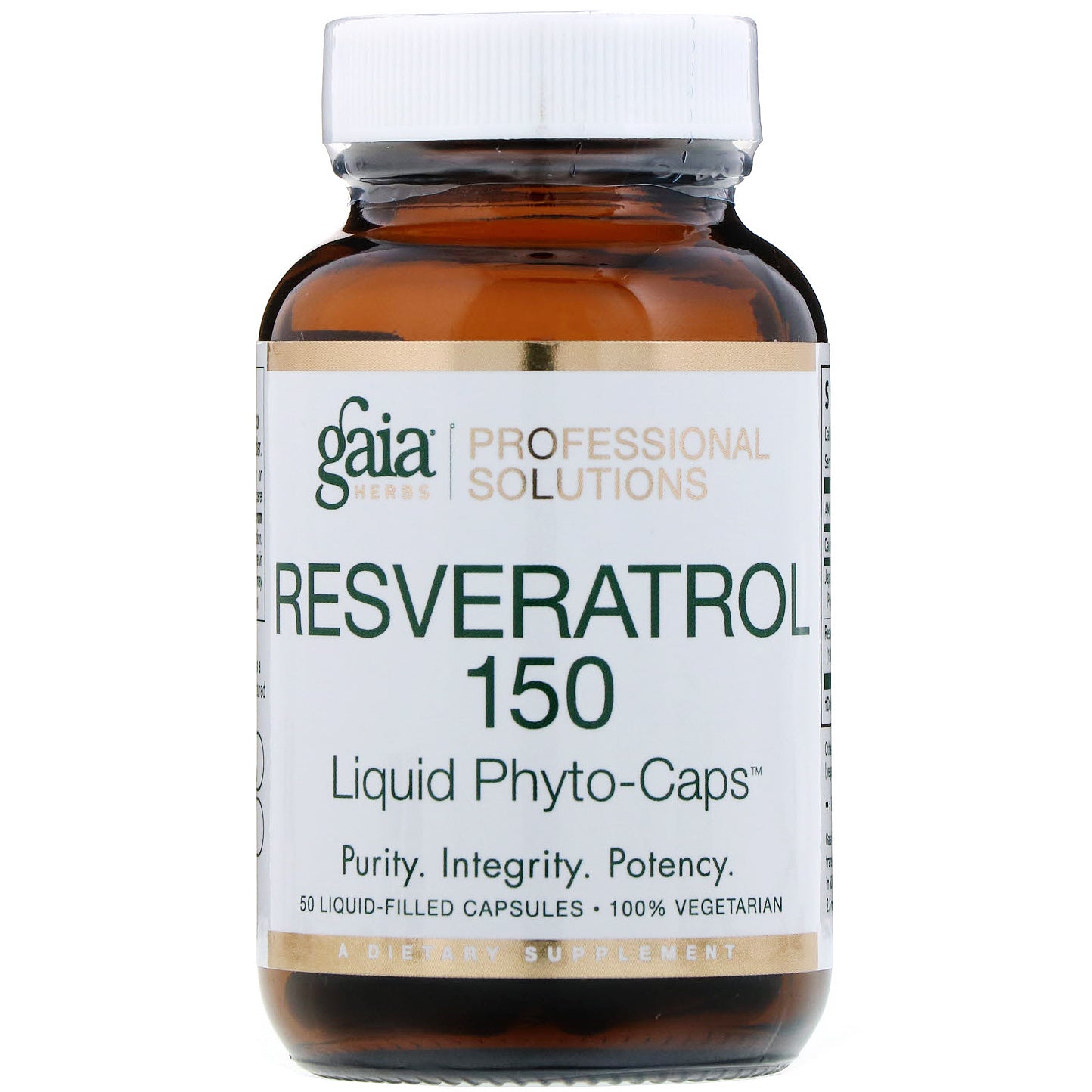 Gaia Herbs Professional Solutions, Resveratrol 150 Liquid-Filled Capsules