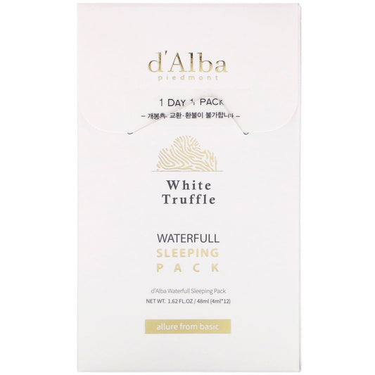 d'Alba, White Truffle, Waterfull Sleeping Pack (48 ml)