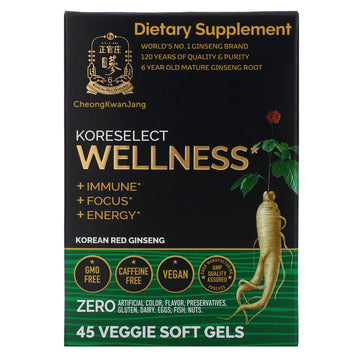 Cheong Kwan Jang, Koreselect, Wellness,  Veggie Soft Gels