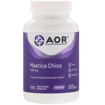 Advanced Orthomolecular Research AOR, Mastica Chios, 400 mg Vegetarian Capsules