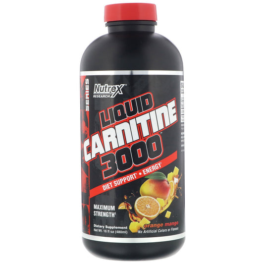 Nutrex Research, Liquid Carnitine 3000, 16 fl oz (480 ml)