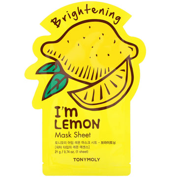 Tony Moly, I'm Lemon, Brightening Beauty Mask Sheet, 0.74 oz (21 g)