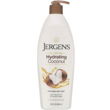 Jergens, Hydrating Coconut Moisturizer, Oil-Infused(496 ml)