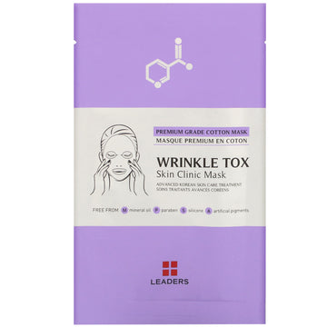 Leaders, Wrinkle Tox, Skin Clinic Beauty Mask, 25 ml