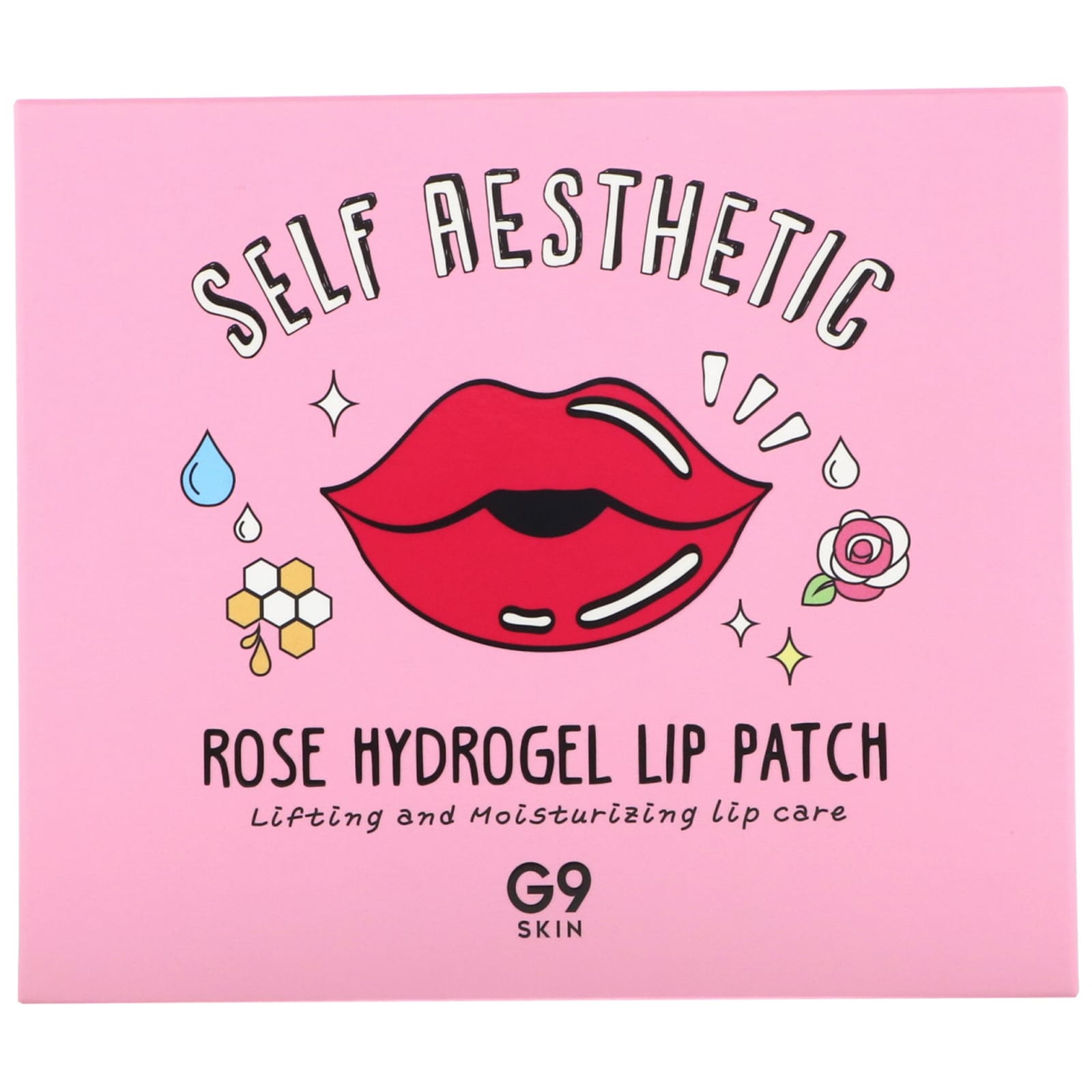 G9skin, Self Aesthetic, Rose Hydrogel Lip Patch, 0.10 oz (3 g)