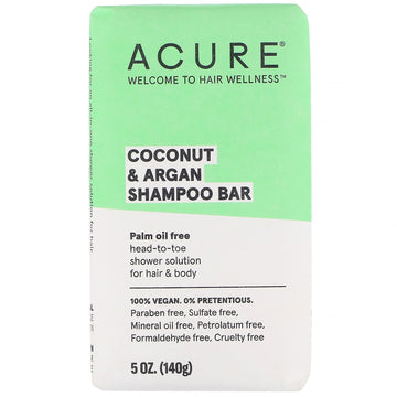 Acure, Coconut & Argan Shampoo Bar