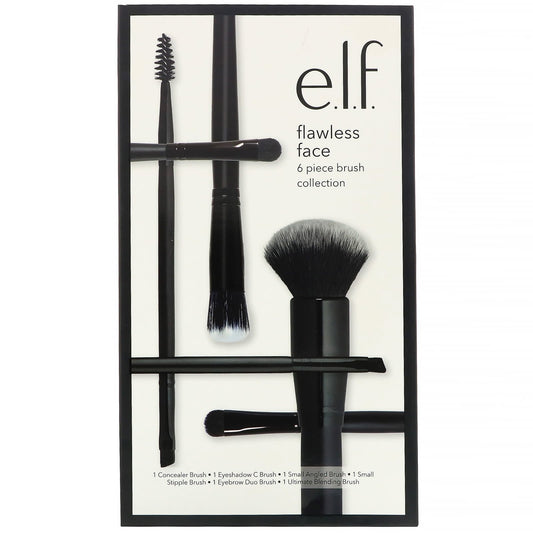 E.L.F., Flawless Face Kit, Piece Brush Collection
