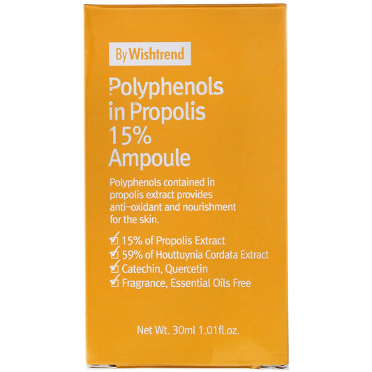 By Wishtrend, Polyphenols in Propolis 15% Ampoule (30 ml)