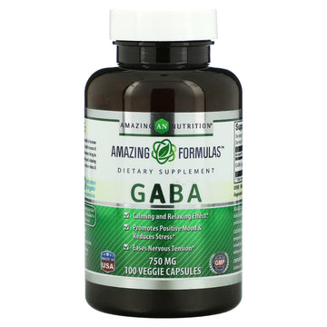 Amazing Nutrition, Gaba, 750 mg