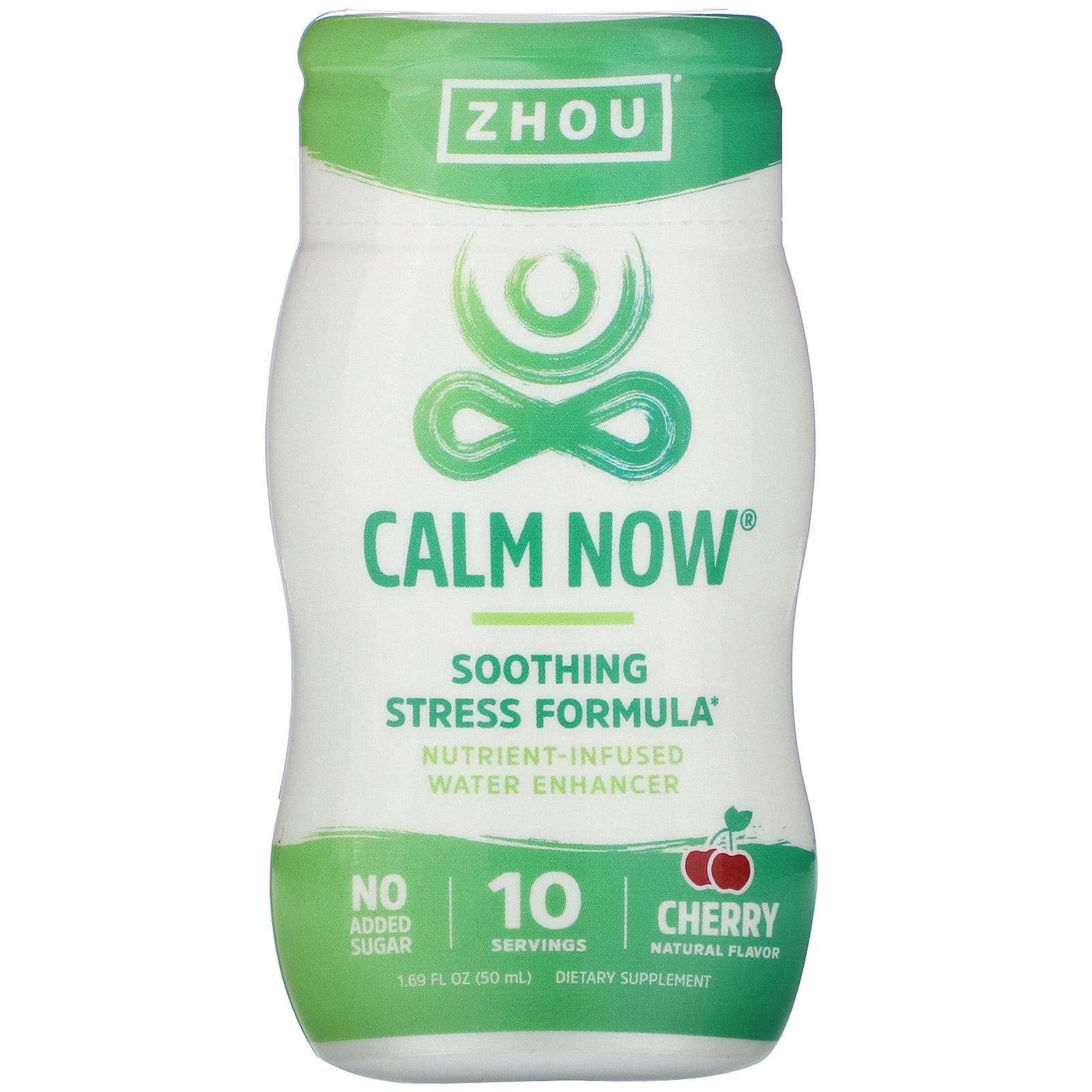Zhou Nutrition, Calm Now, Nutrient-Infused Water Enhancer, Cherry
