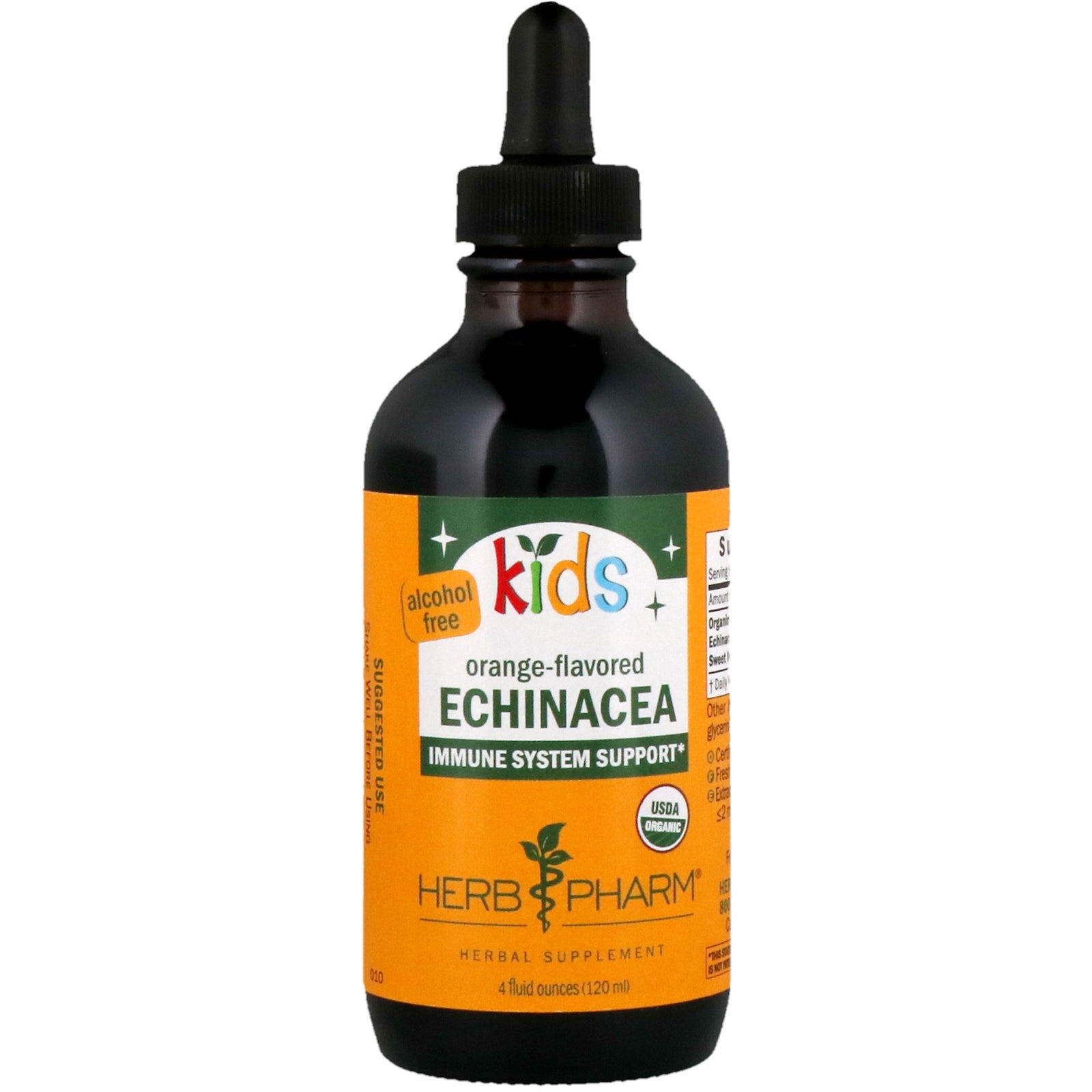Herb Pharm, Kids Echinacea, Alcohol Free, Orange Flavored