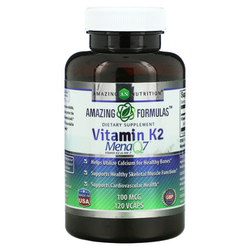 Amazing Nutrition, Vitamin K2, 100 mcg