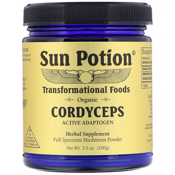 Sun Potion, Cordyceps Powder, Organic,(100 g)