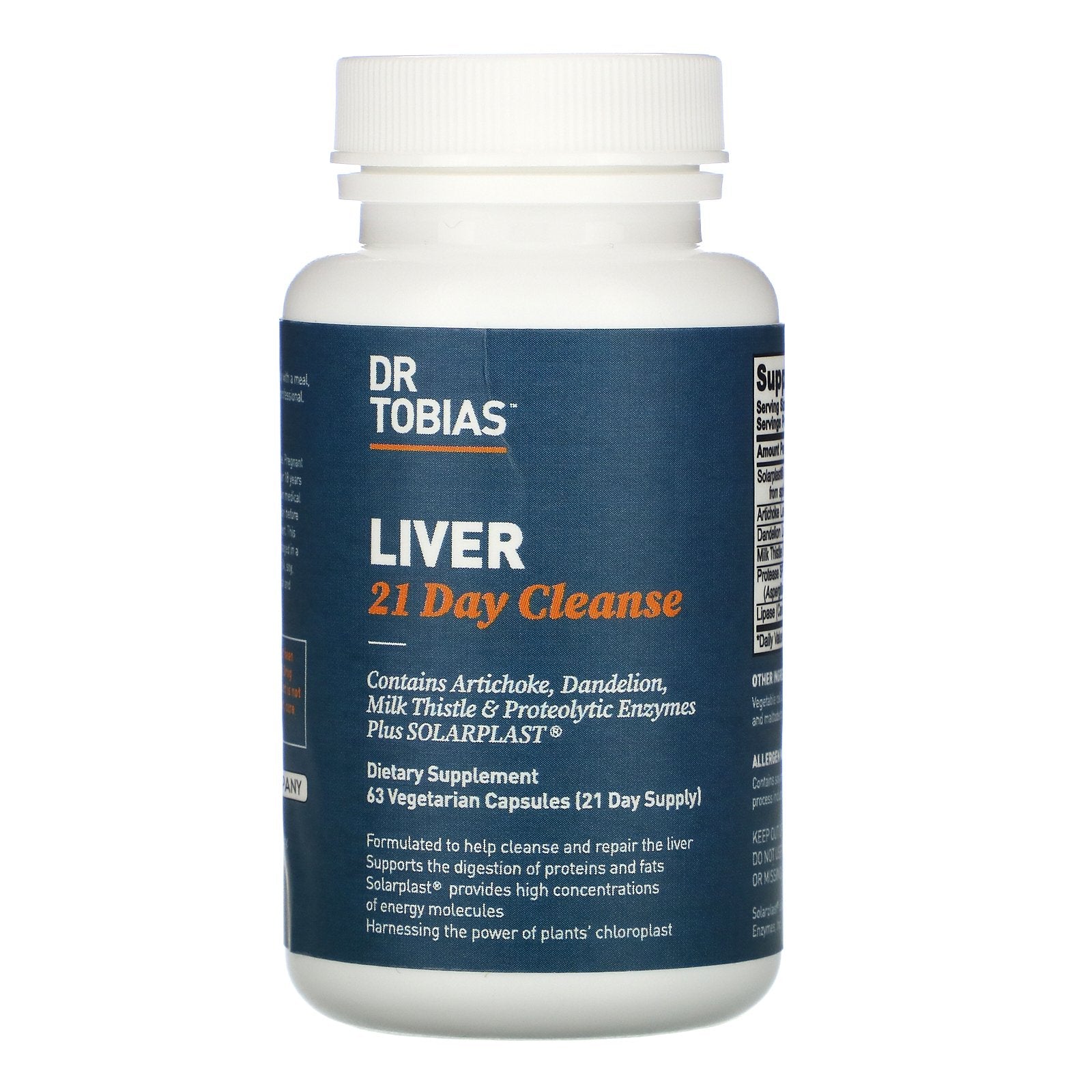 Dr. Tobias, Liver 21 Day Cleanse Vegetarian Capsules