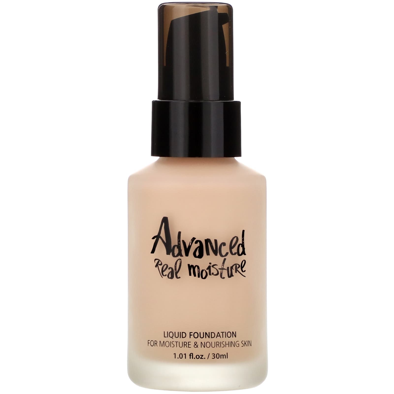 Touch in Sol, Advanced Real Moisture, Liquid Foundation, SPF 30 PA++, #21 Nude Beige