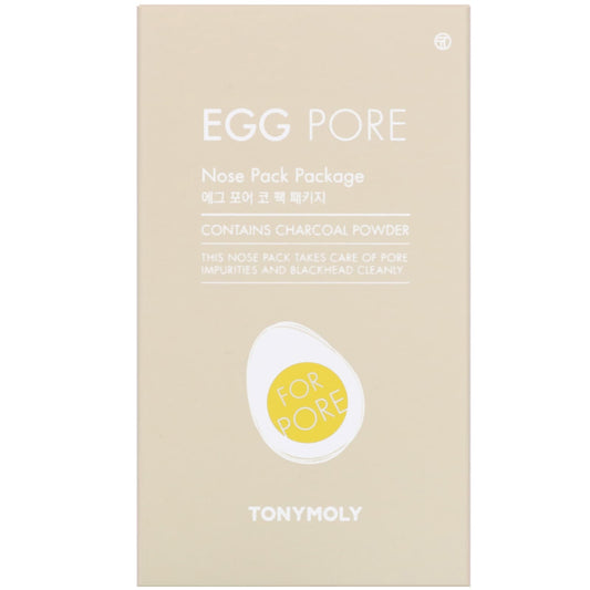 Tony Moly, Egg Pore, Nose Pack Package