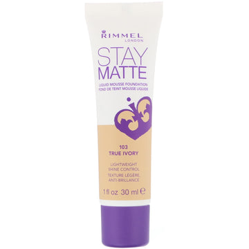 Rimmel London, Stay Matte Liquid Mousse Foundation, 103 True Ivory