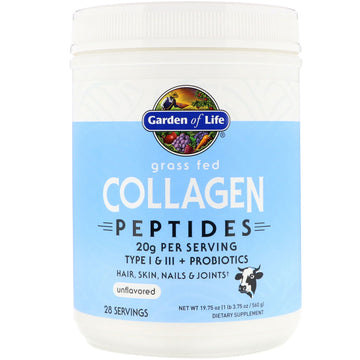 Garden of Life, Grass Fed Collagen Peptides, Unflavored