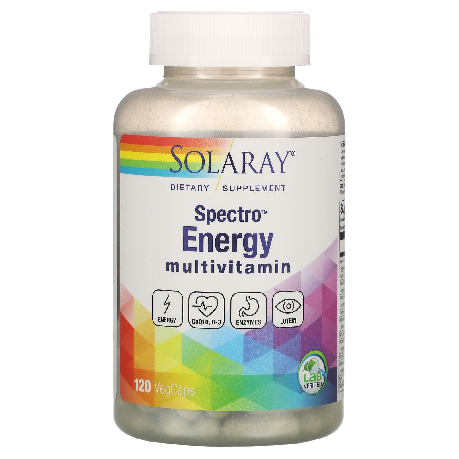 Solaray, Spectro Energy Multivitamin Vegcaps