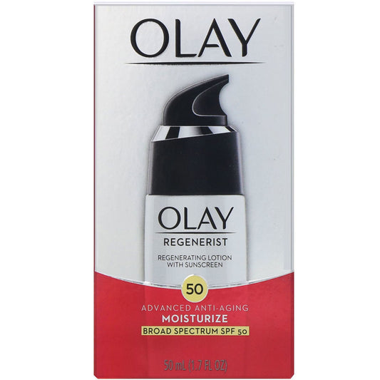 Olay, Regenerist, Regenerating Lotion with Sunscreen, SPF 50 (50 ml)