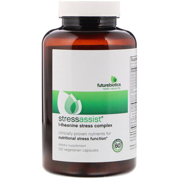 FutureBiotics, StressAssist, L-Theanine Stress Complex Vegetarian Capsules