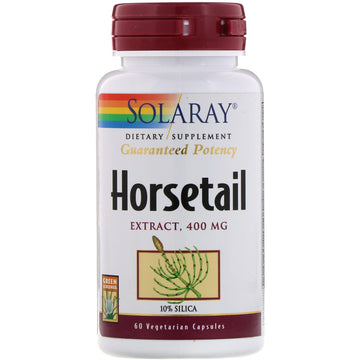 Solaray, Horsetail Extract, 400 mg,Vegetarian Capsules