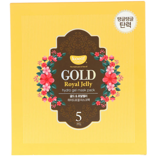 Koelf, Gold Royal Jelly Hydro Gel Beauty Mask Pack, 30 g Each