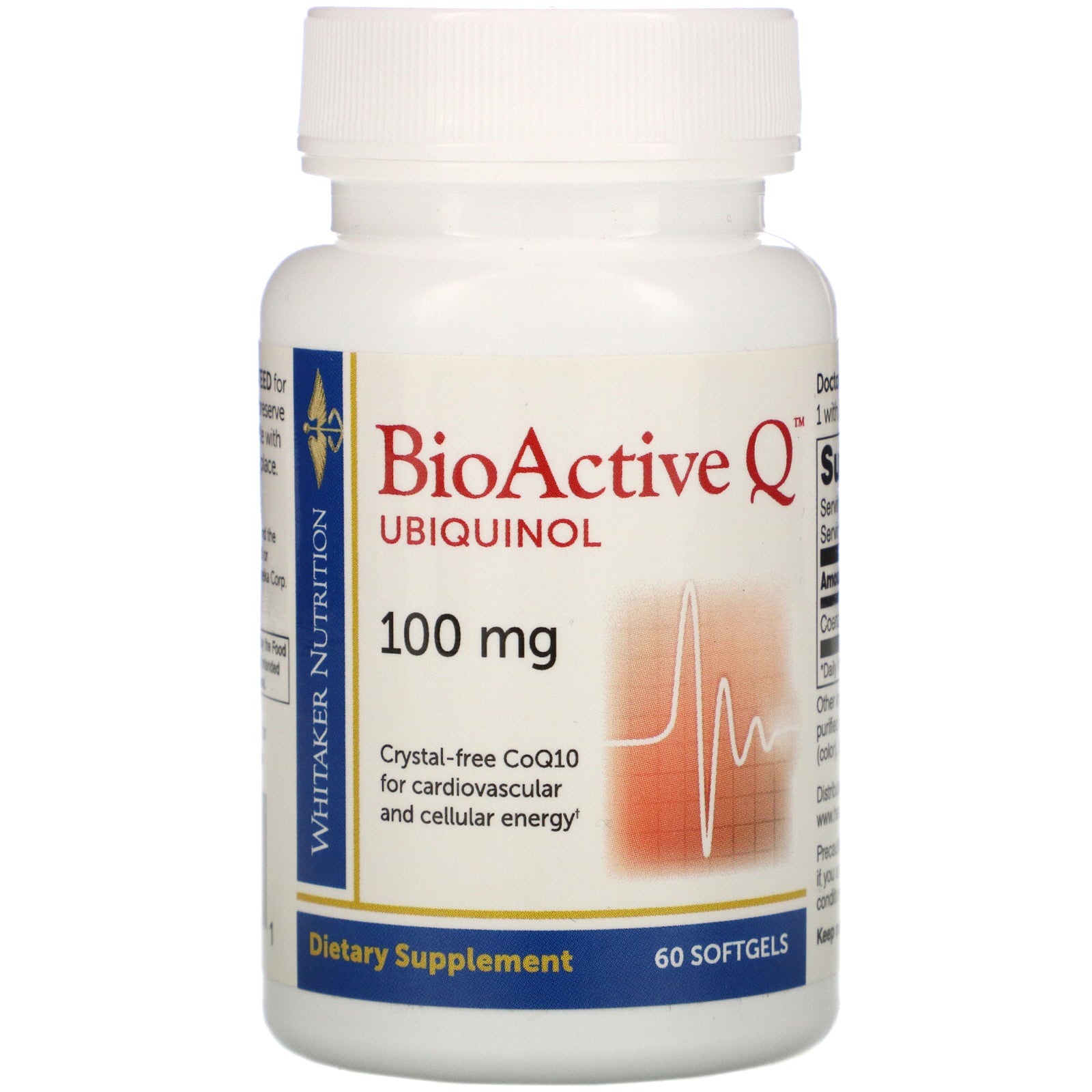 Whitaker Nutrition, Bioactive Q Ubiquinol, 100 Mg Softgels