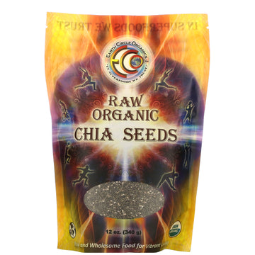 Earth Circle Organics, Raw Organic Chia Seeds (340 g)