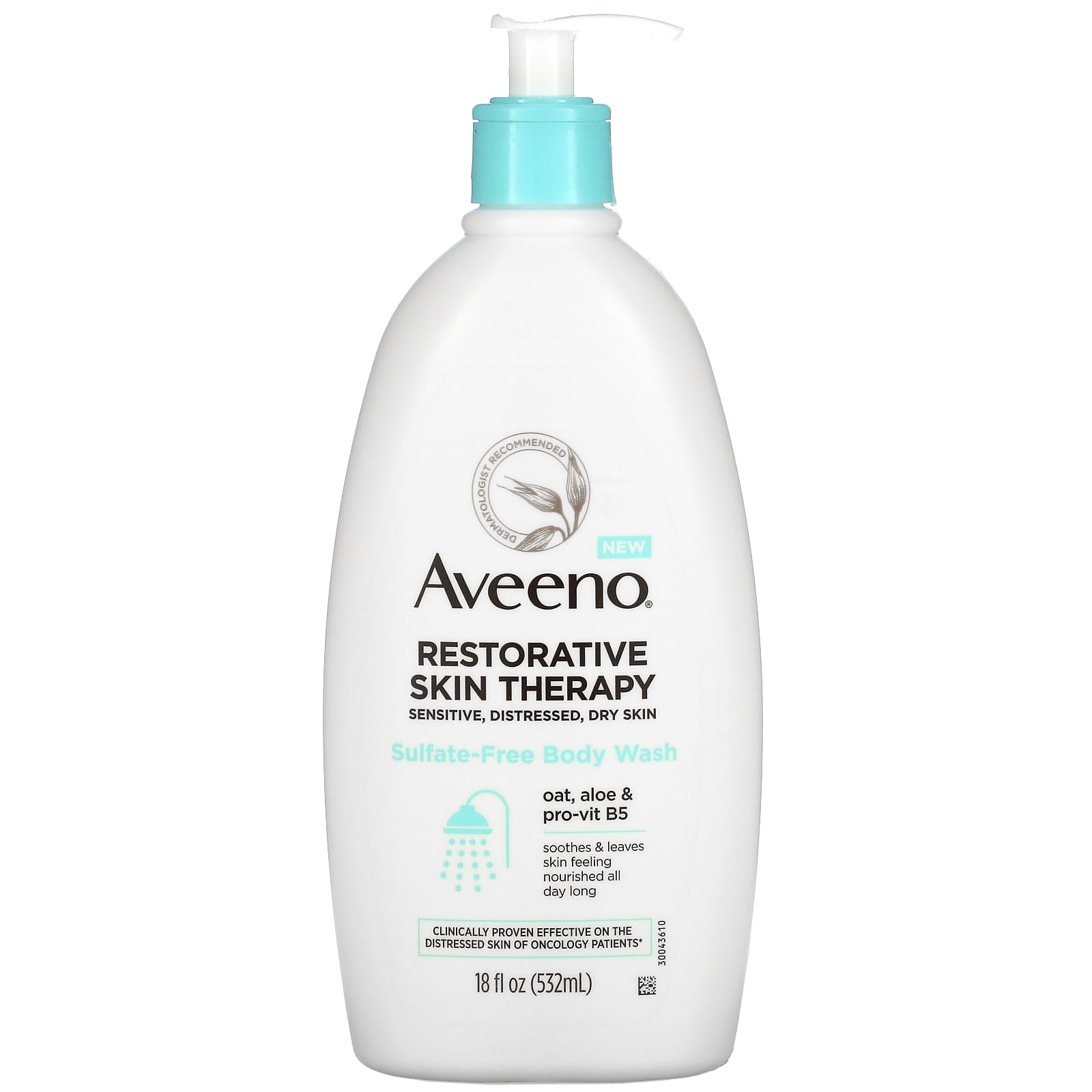 Aveeno, Restorative Skin Therapy, Sulfate-Free Body Wash