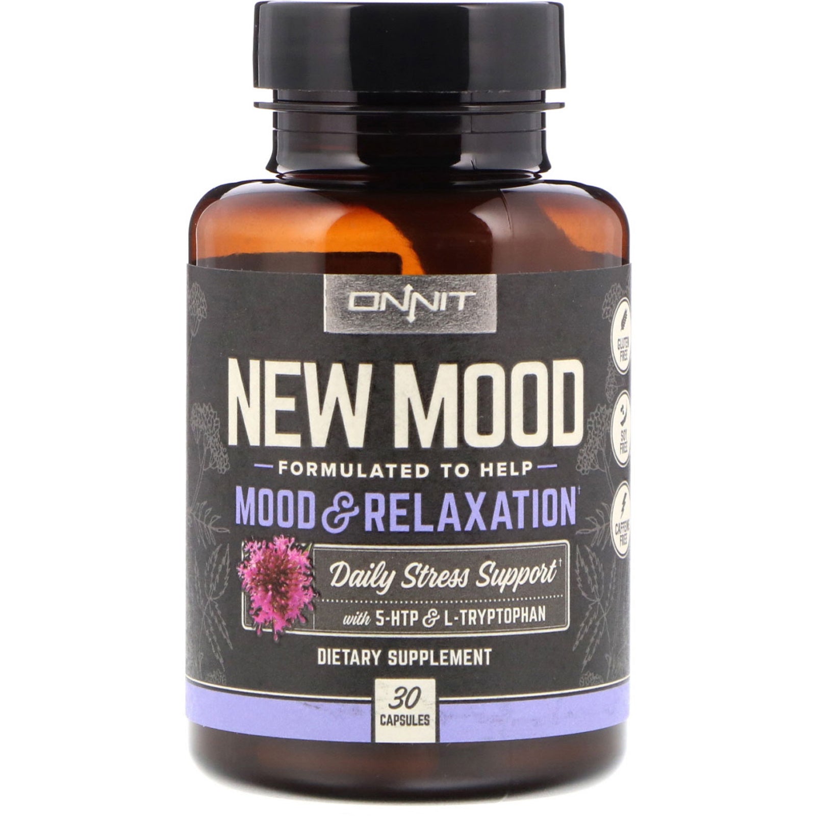 Onnit, New Mood, Mood & Relaxation,Capsules