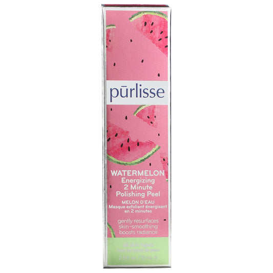 Purlisse, Watermelon, Energizing 2 Minute Polishing Peel (70 ml)