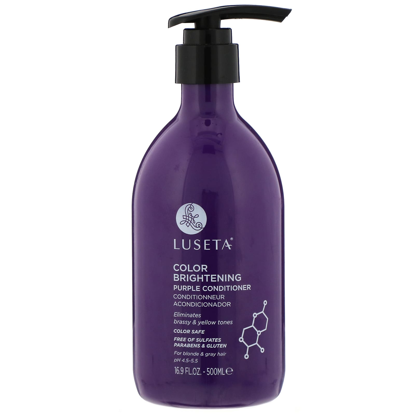 Luseta Beauty, Color Brightening, Purple Conditioner (500 ml)