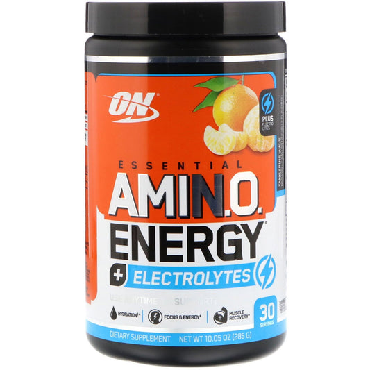 Optimum Nutrition, ESSENTIAL AMIN.O. ENERGY + ELECTROLYTES,10.05 oz (285 g)