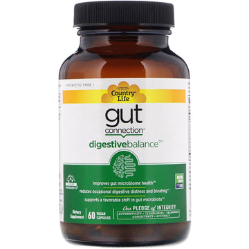 Country Life, Gut Connection, Digestive Balance Vegan Capsules