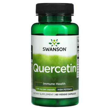 Swanson, Quercetin, 475 mg, Veggie Capsules