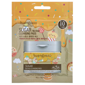 Huangjisoo, Sugar, No: Rinse Cleansing Pads, 1.26 oz (36 g)