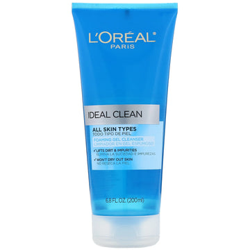 L'Oreal, Ideal Clean, Foaming Gel Cleanser(200 ml)