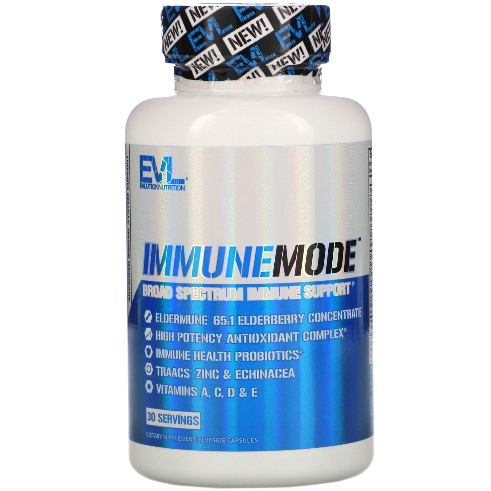 Evlution Nutrition, Immunemode, Broad Spectrum Immune Support,  Veggie Capsules