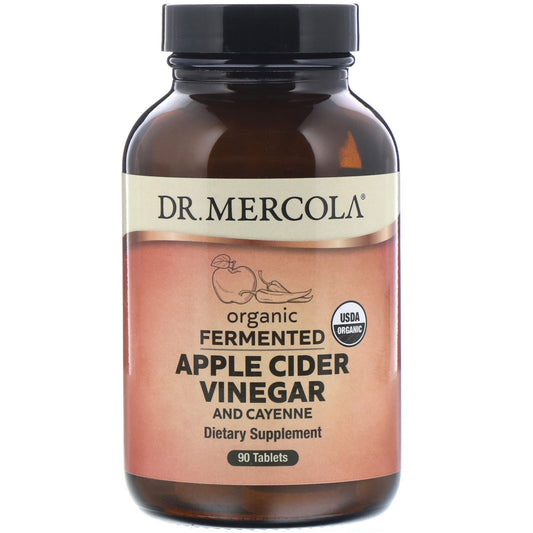 Dr. Mercola, Organic Fermented Apple Cider Vinegar and Cayenne