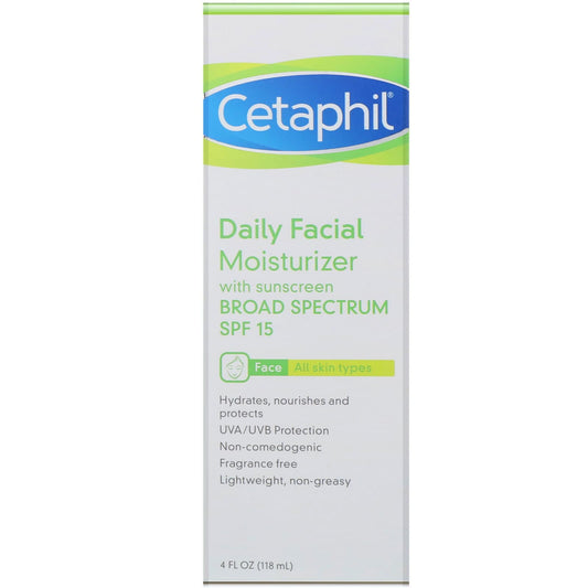 Cetaphil, Daily Facial Moisturizer, SPF 15(118 ml)