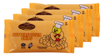 King David Vegan Butterscotch Chips Non-dairy Lactose Free Kosher  Ba