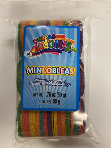 MDM ARCOIRIS OBLEAS Mini Obleas de Harina de Trigo (50g)